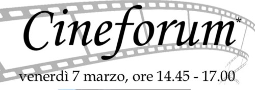 Cineforum del 7 marzo 